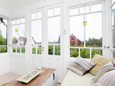 Glass veranda