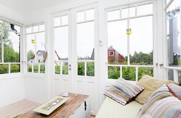Glass veranda