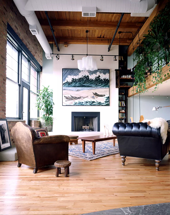 Creative shelving Supreme Design Tips For Rooms With High Ceilings To Keep It Cozy