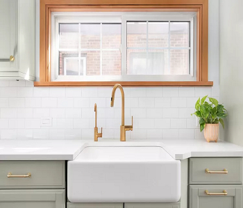 Enamel cast iron sink Selective Materials Of Kitchen Sinks To Improve The Aesthetic Of The Home