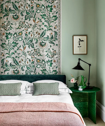 Hang a tapestry Focal Point Alternative Designs To A Bedroom Without Headboard