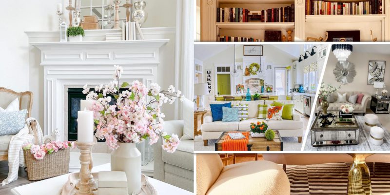 How to decorate your living room this spring2