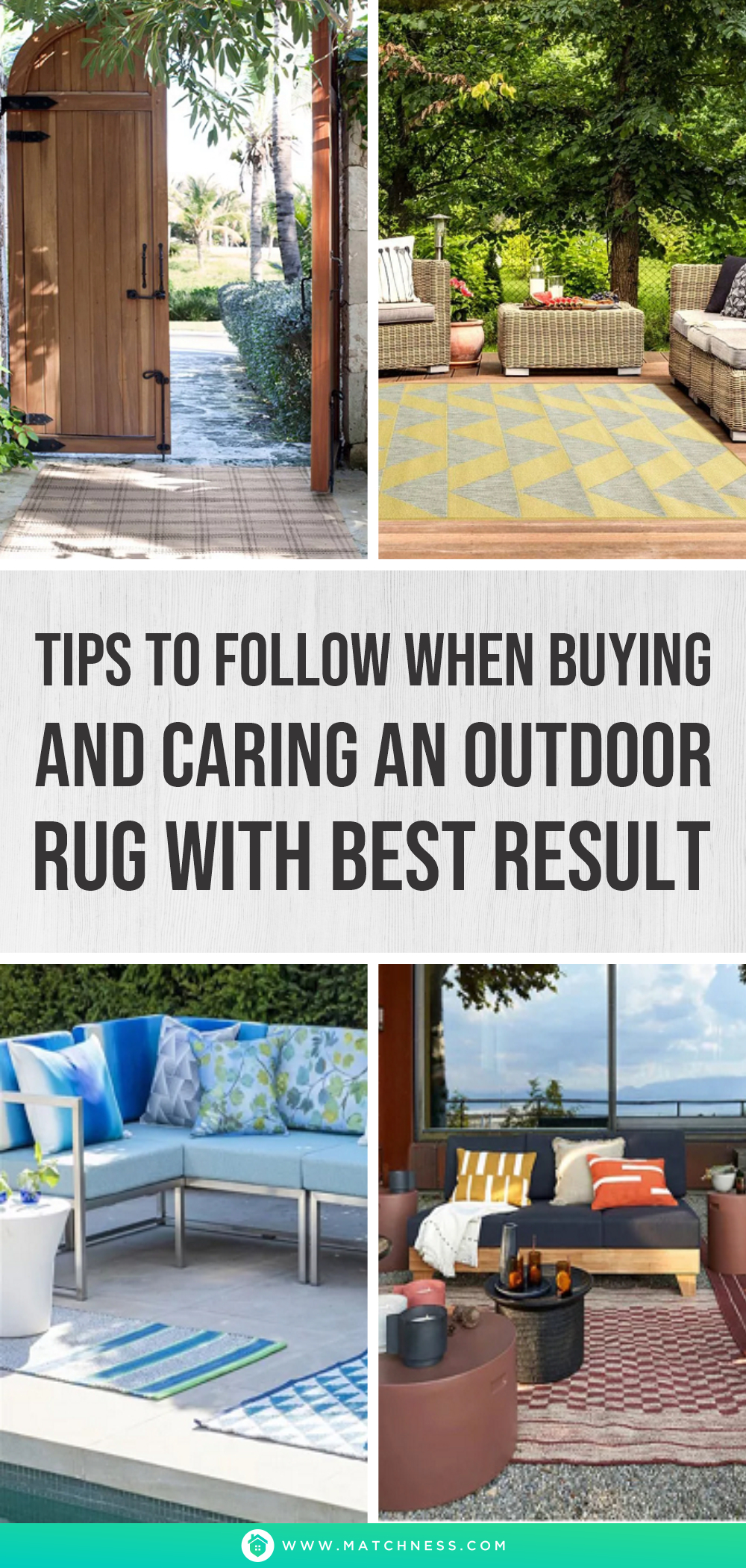 Tips to follow when buying and caring an outdoor rug with best result1