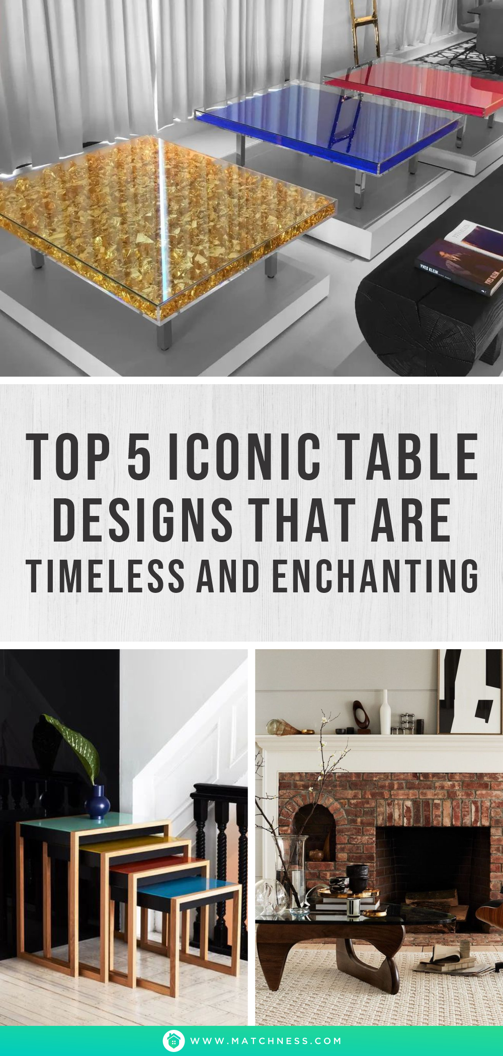 Top 5 iconic table designs that are timeless and enchanting1