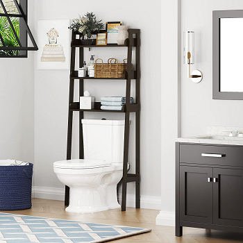 Utez 3-shelf bathroom organizer Favorite Over-The-Toilet Storage Unit For Clutter-Free And Functional bathroom