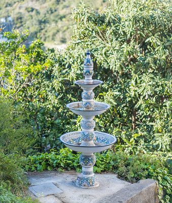 Hand crafted, as decoration in a lush mediterranean garden