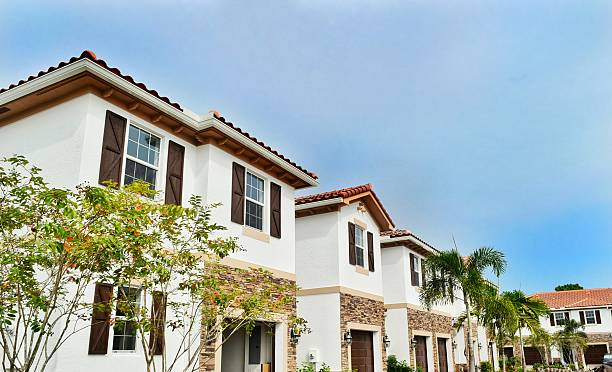 Brand new townhouses in suburban west palm beach, florida