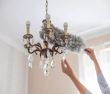 Third step How To Independently Clean A Crystals Chandelier At Home