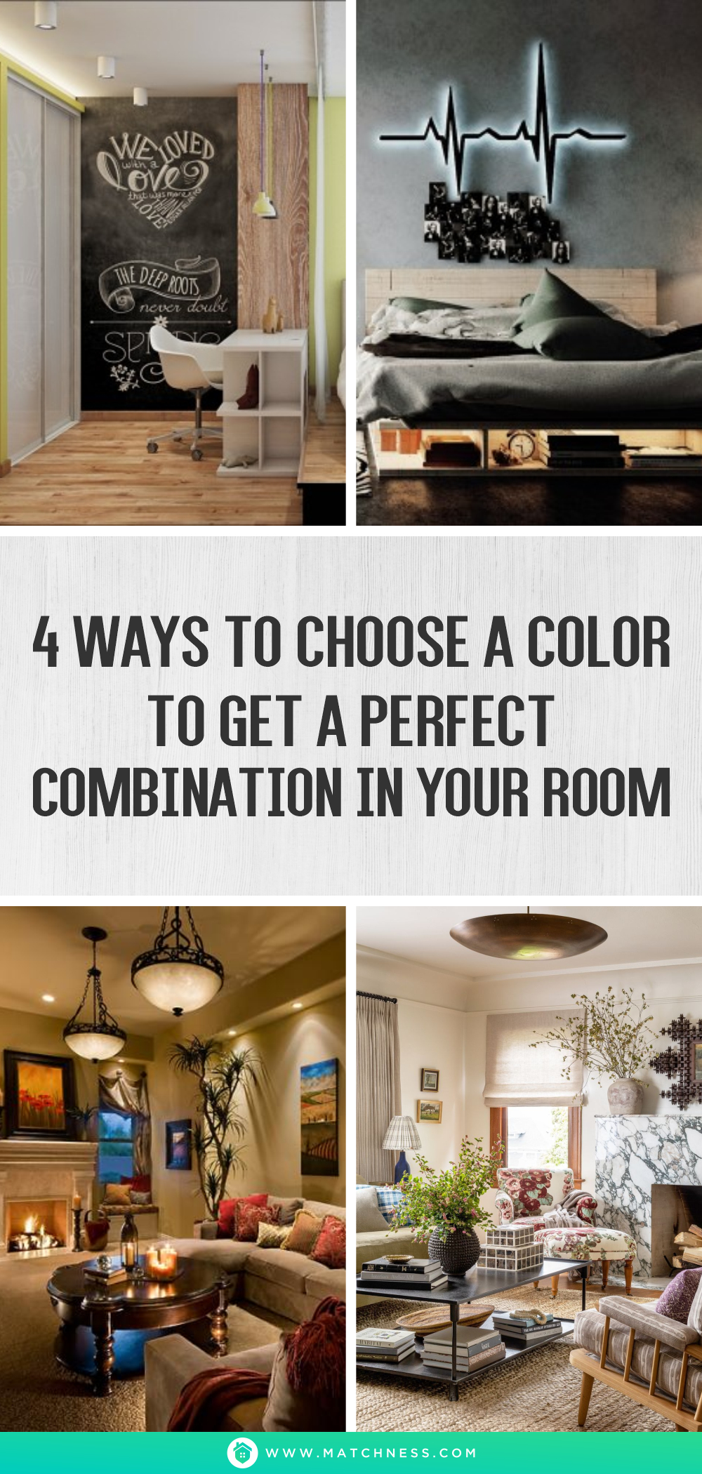 4 ways to choose a color to get a perfect combination in your room1