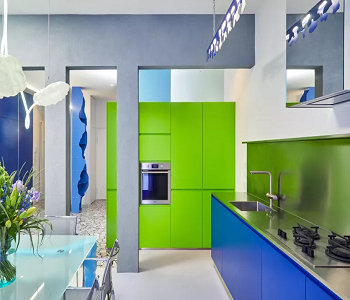Glowing green Intriguing Digital Color Ideas For Update Home Look