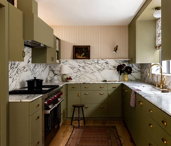 Go for u-shaped layout or a galley Stylish Alternative For Kitchen Without Island To Have Beautiful And Useful Variation