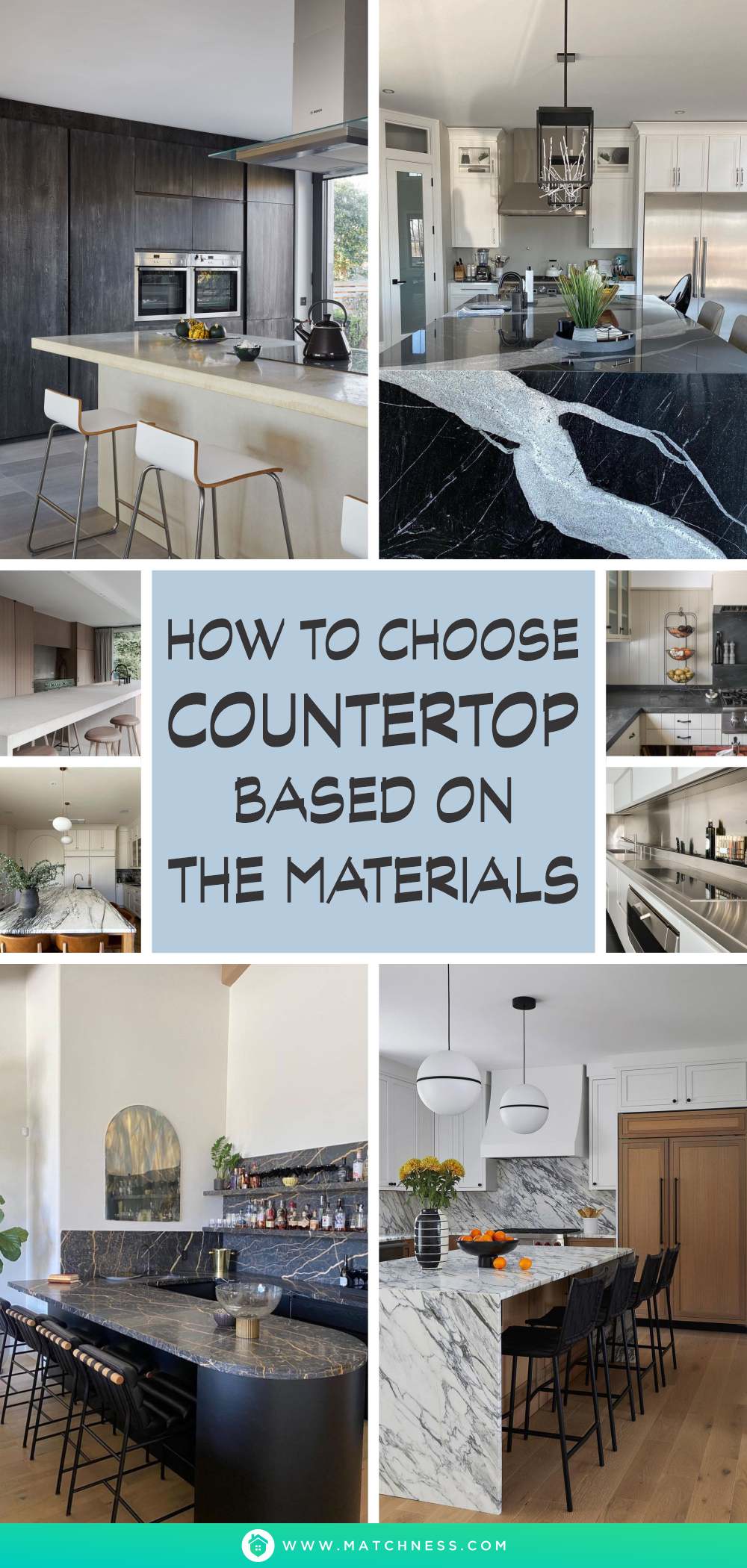 How to choose countertop based on the materials1