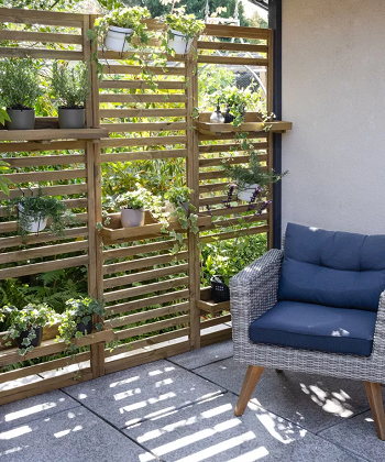 Install a wooden divider How To Create A Private Outdoor Space In Stylish And Functional Ways