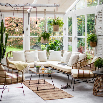 Inviting furniture Entertaining Décor Ideas To Update Your Conservatory Look
