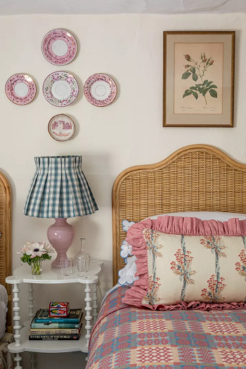 Layer up the patterns and prints Surprising Return Home Decoration With Plates For Uplifting Look