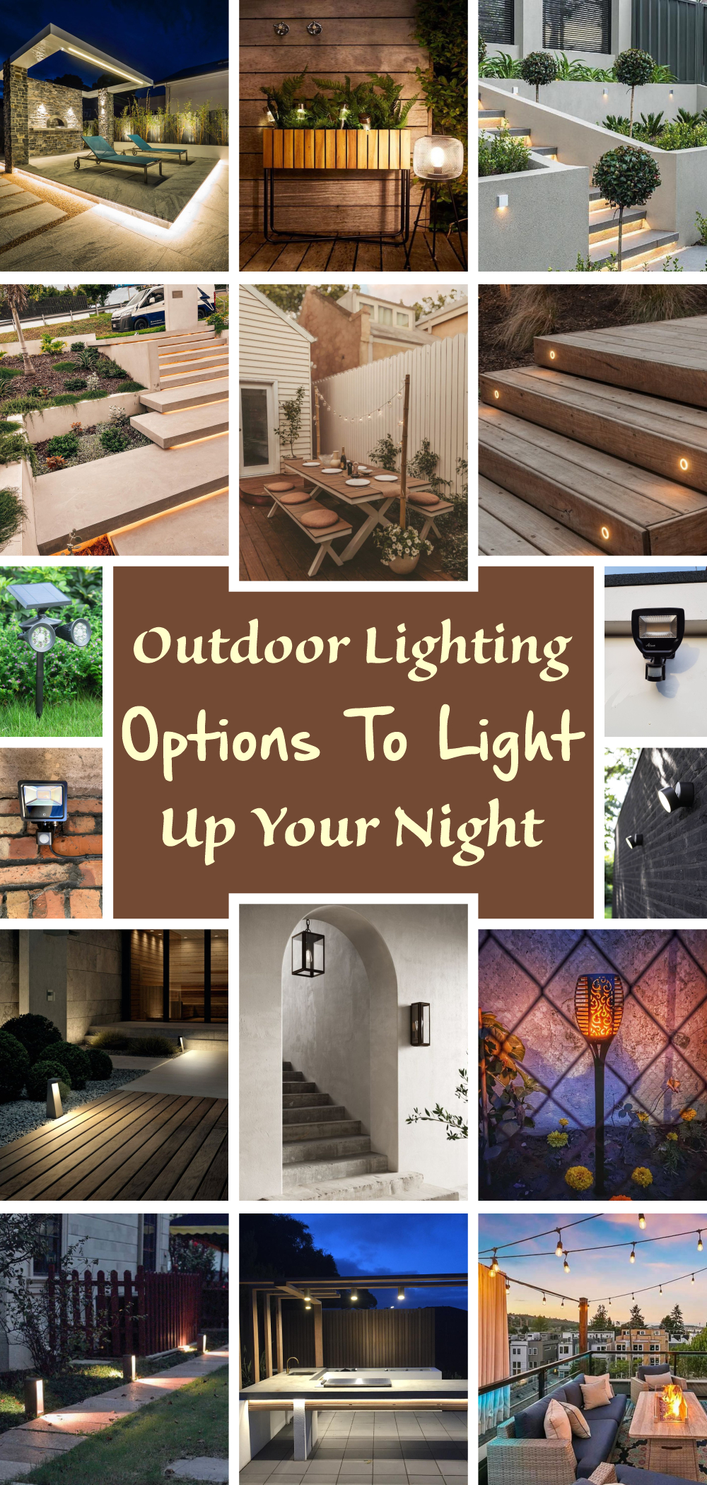 Outdoor lighting options to light up your night1