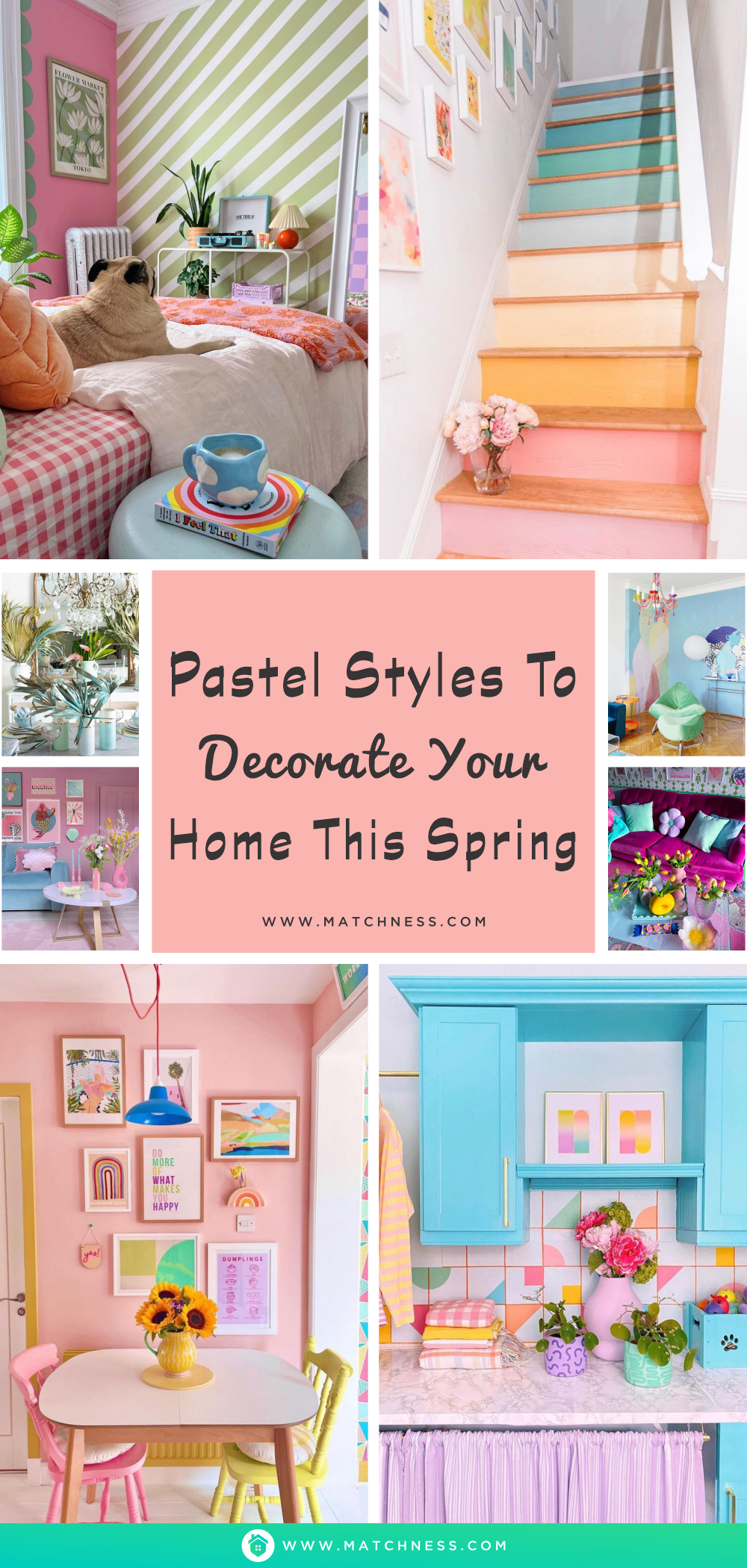 Pastel styles to decorate your home this spring1