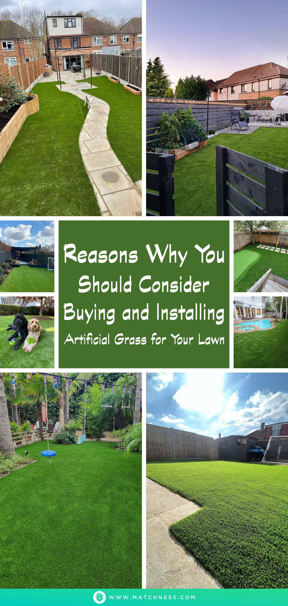Reasons why you should consider buying and installing artificial grass for your lawn1