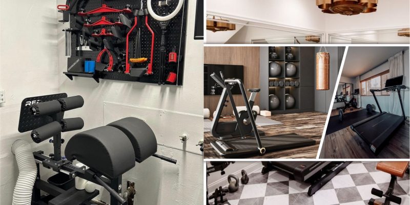 Small-space home gym ideas for a compact workout room2