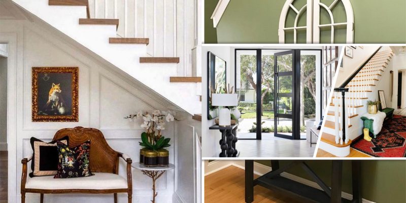 Welcome your guests with these 27 foyer decor ideas2