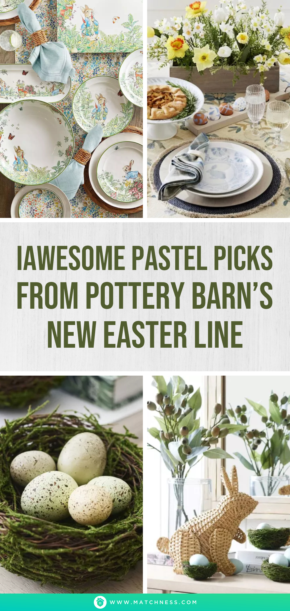Awesome pastel picks from pottery barn’s new easter line1