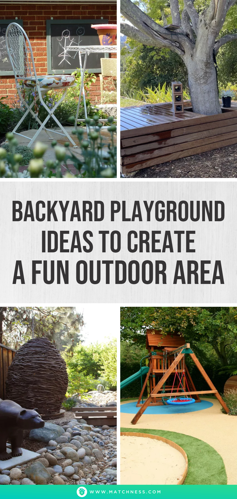 Backyard playground ideas to create a fun outdoor area1