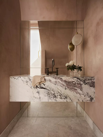 Colorful marble The Right Sink To Ensure Bathroom Does Not Date Quickly