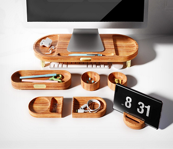 Forest tidy Desk Accessories To Create A Desk Setup To Support Productivity
