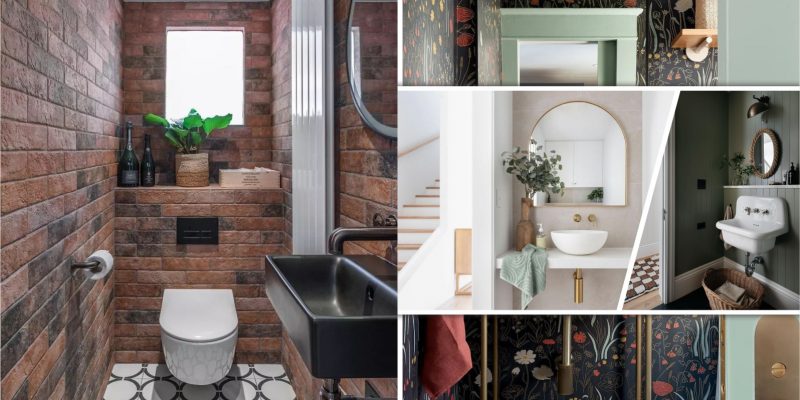 Several ideas for a powder room that wows guests2