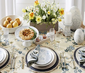 Tranquil chambray decoration Awesome Pastel Picks From Pottery Barn's New Easter Line