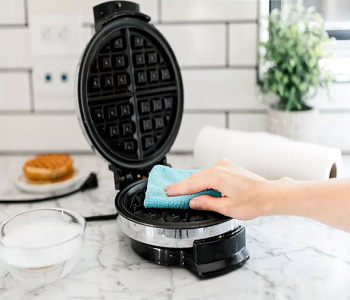 Waffle maker or panini press How To Properly Clean Small Kitchen Appliances