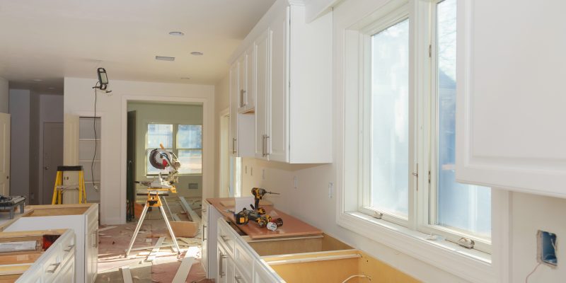 Custom kitchen cabinets of installation base of kitchen cabinets