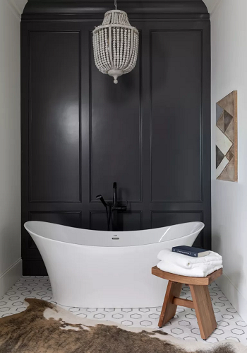 Black accent wall Intriguing Ways To Décor Home With Black Accents For More Elevated Schemes