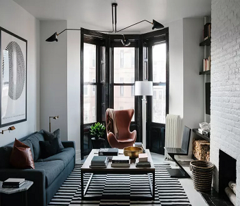 Black feature of window frames Intriguing Ways To Décor Home With Black Accents For More Elevated Schemes