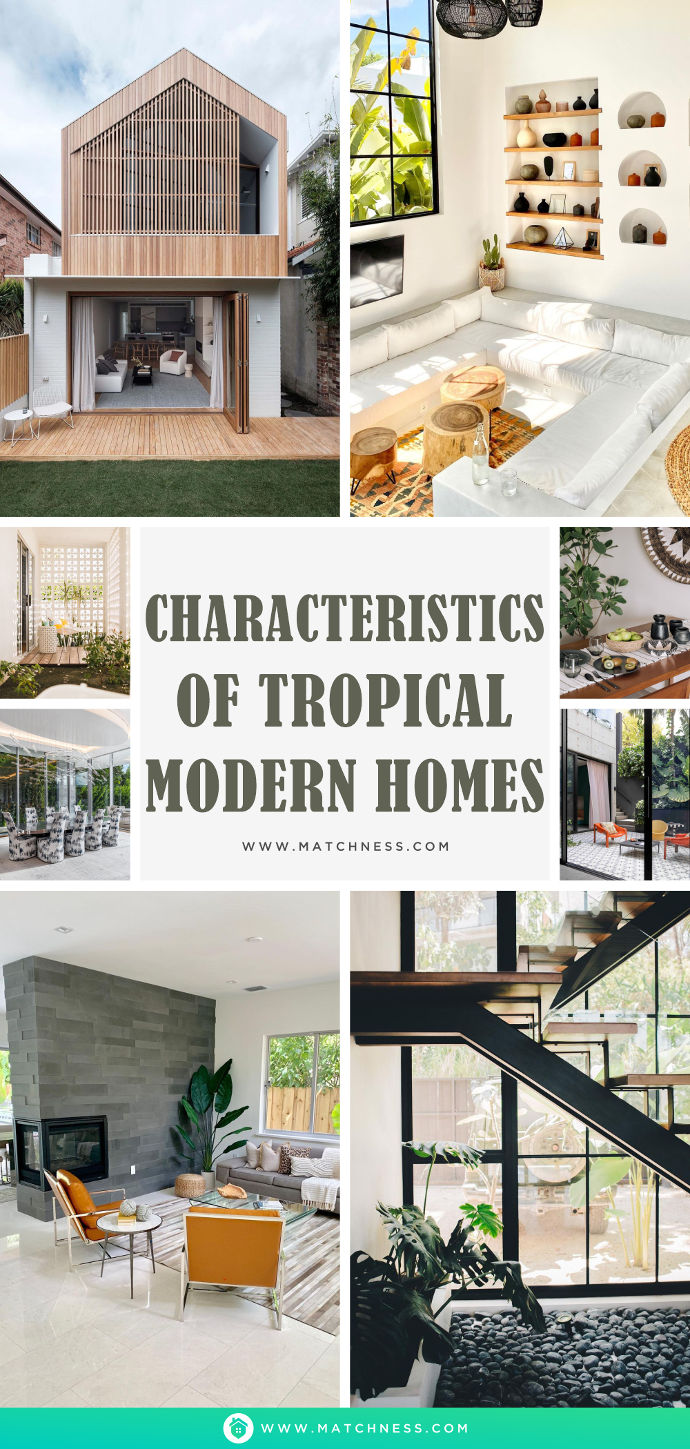 Characteristics of tropical modern homes1