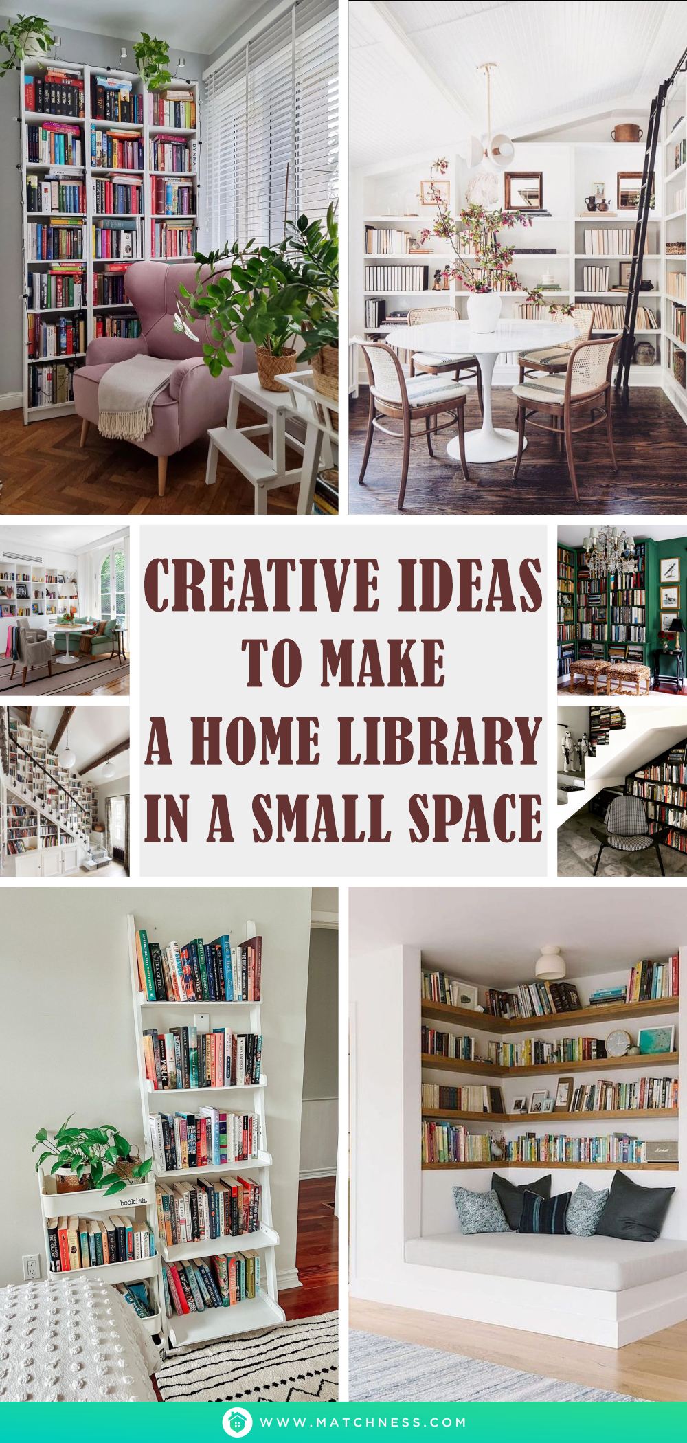 Creative ideas to make a home library in a small space1