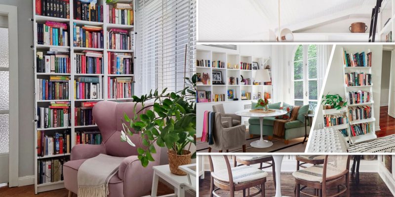 Creative ideas to make a home library in a small space2