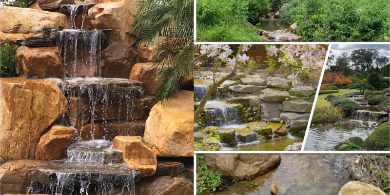 Different kinds of water features for garden landscape ideas2