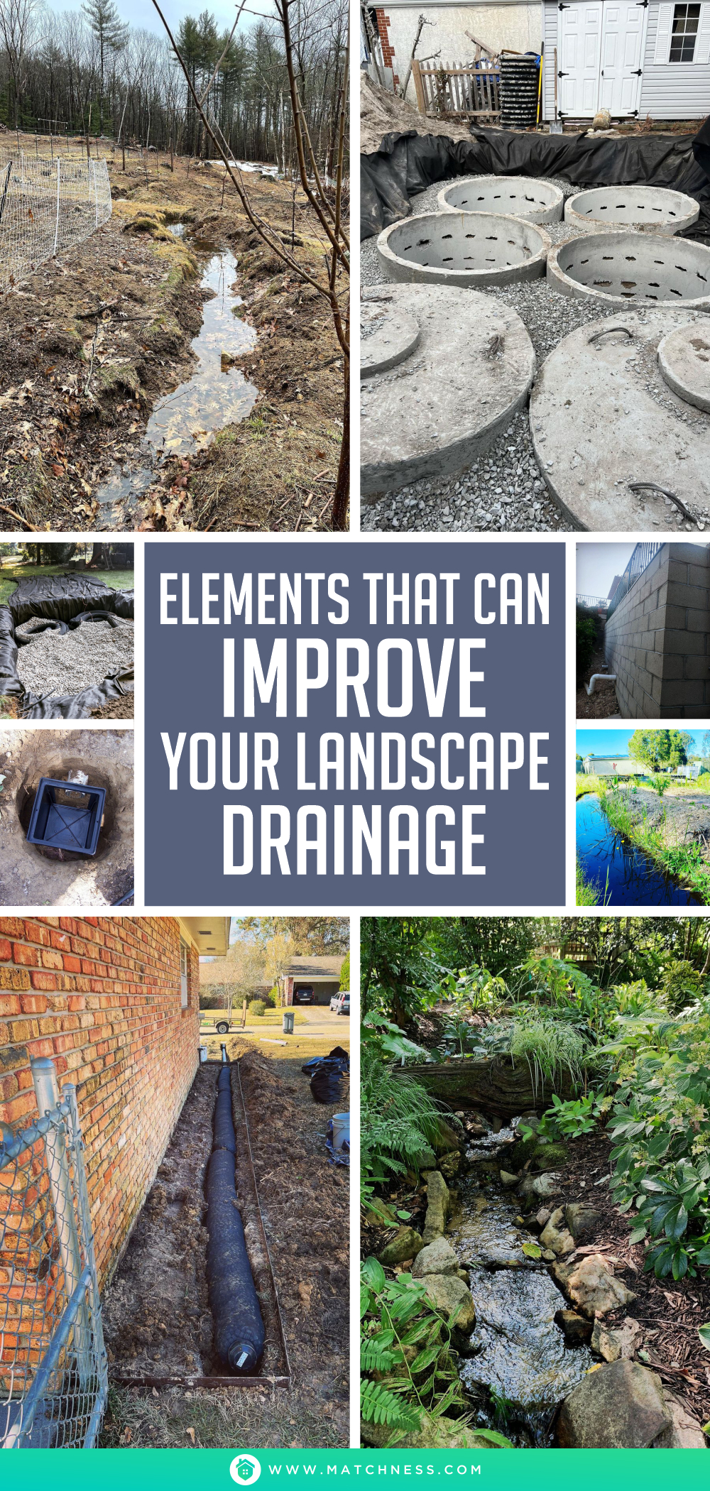 Elements that can improve your landscape drainage1