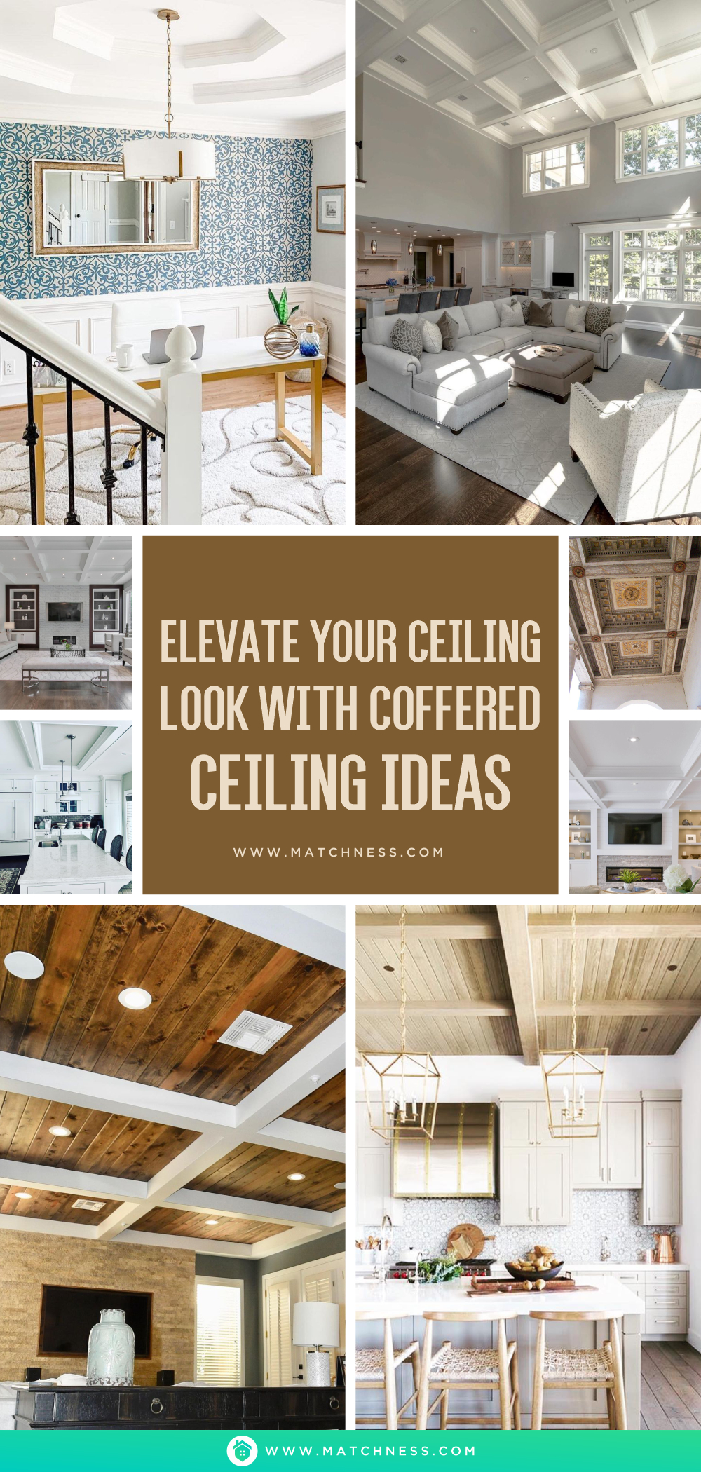 Elevate your ceiling look with coffered ceiling ideas1