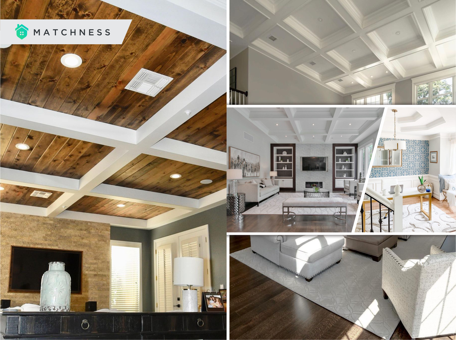 Elevate Your Ceiling Look with Coffered Ceiling Ideas - Matchness.com