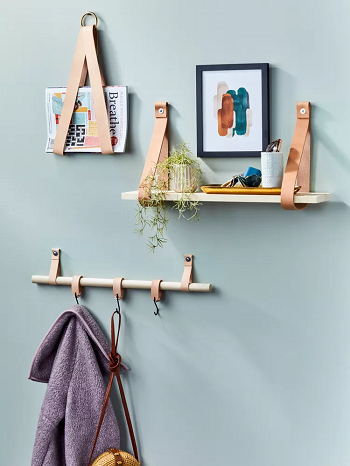 Entryway organizer Interesting Decorating Ways To Fake An Entryway In A Tight Space
