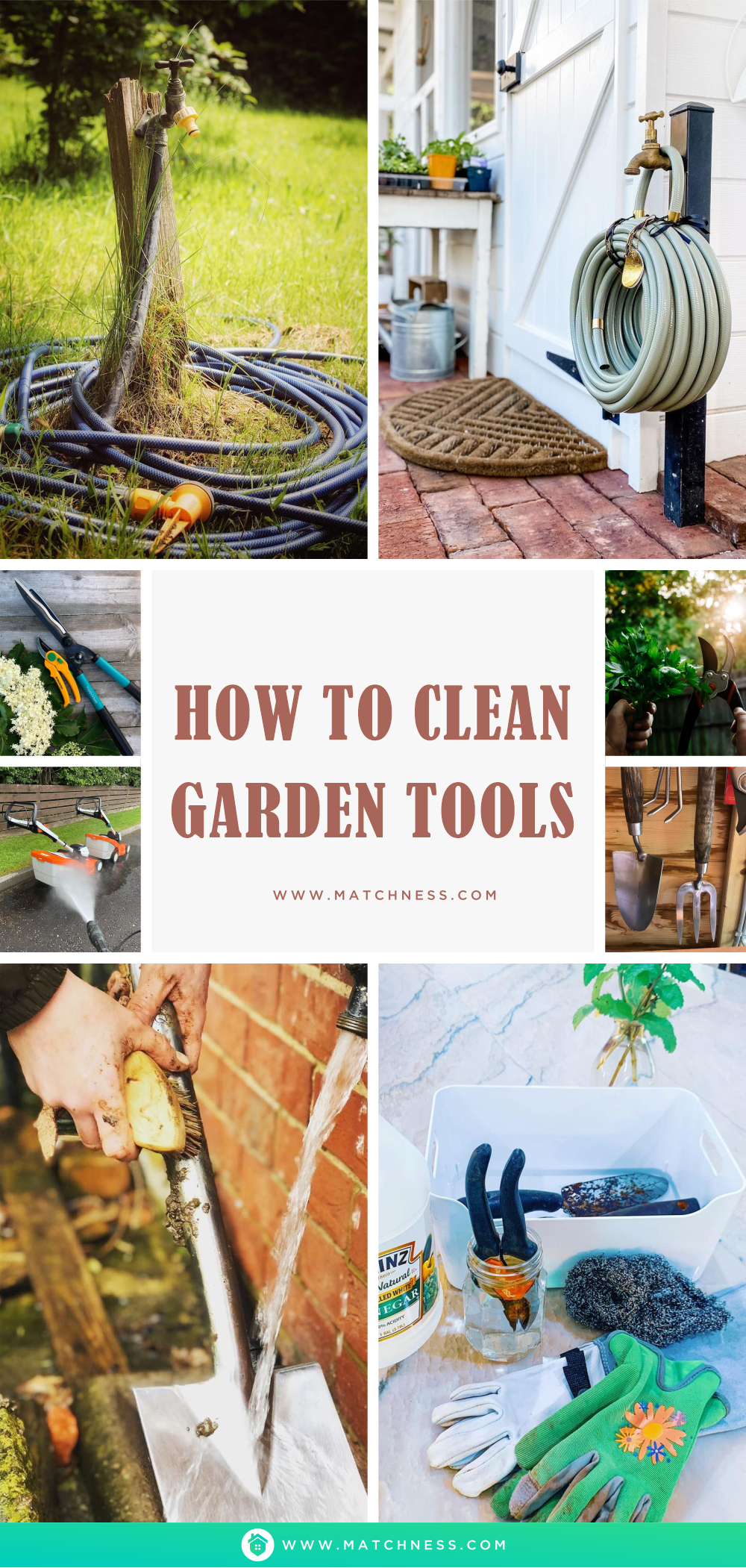How to clean garden tools1