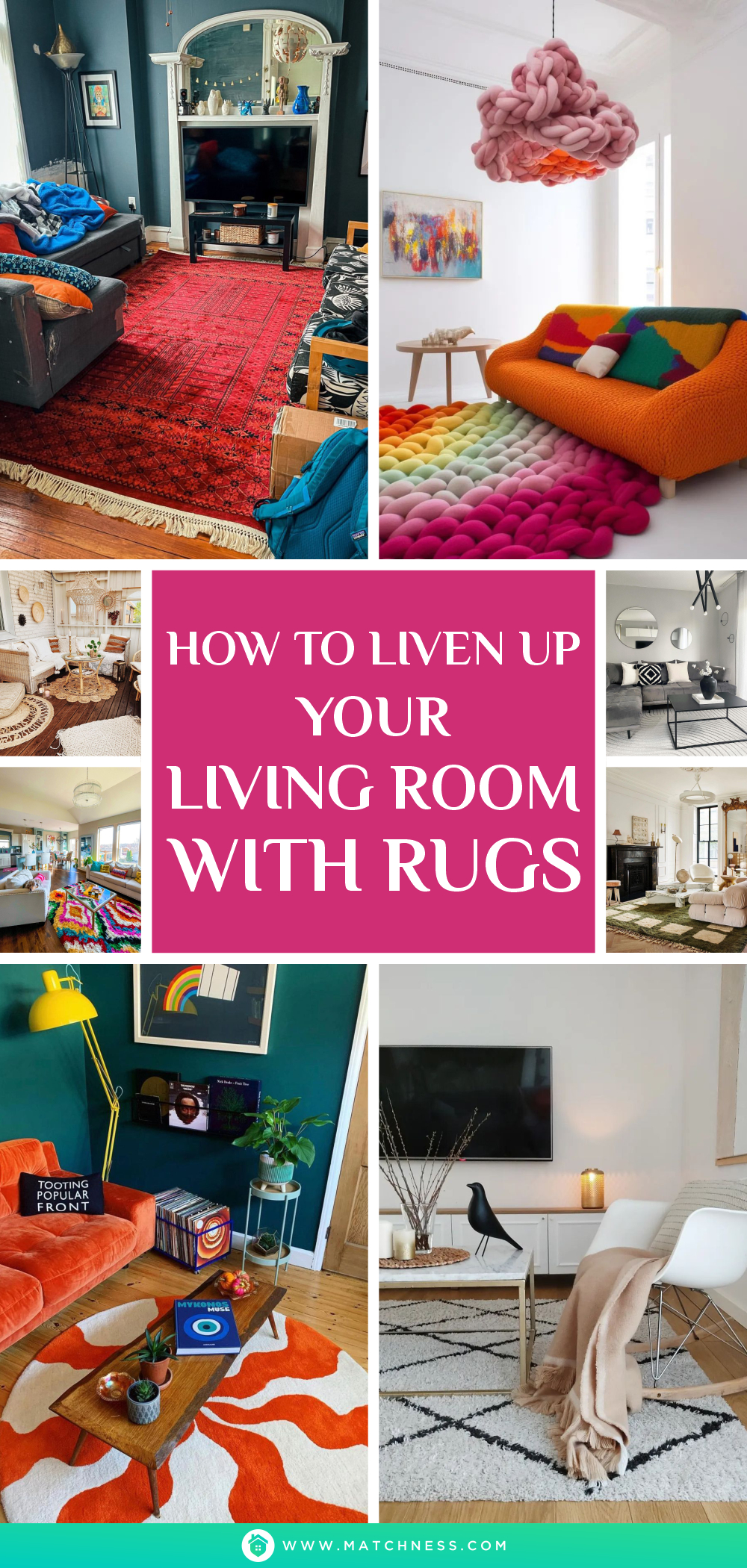 How to liven up your living room with rugs1