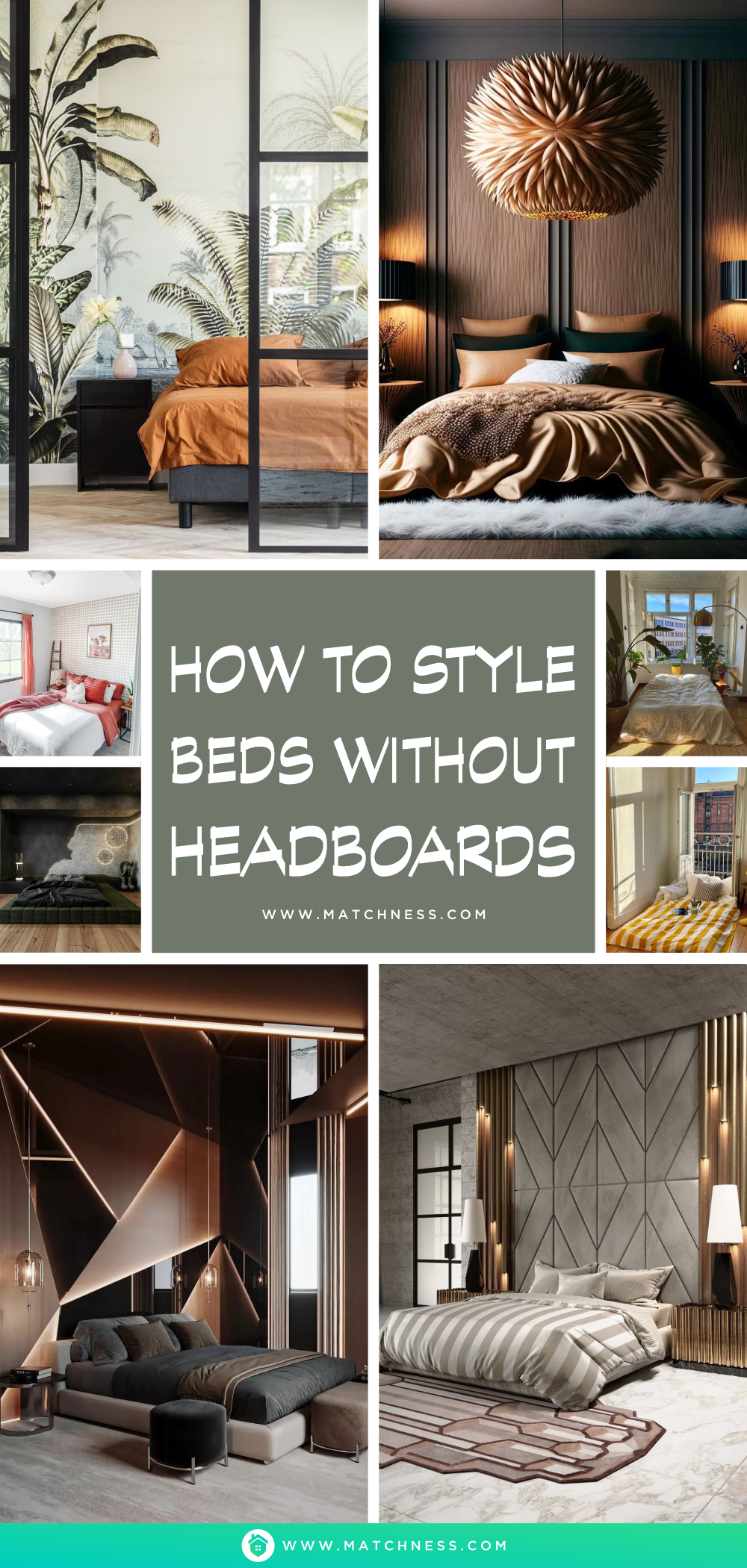 How to style beds without headboards1