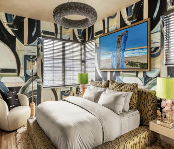 Navy and cream Wanted Two Color Combination Ideas For Double Impact Bedroom Wall