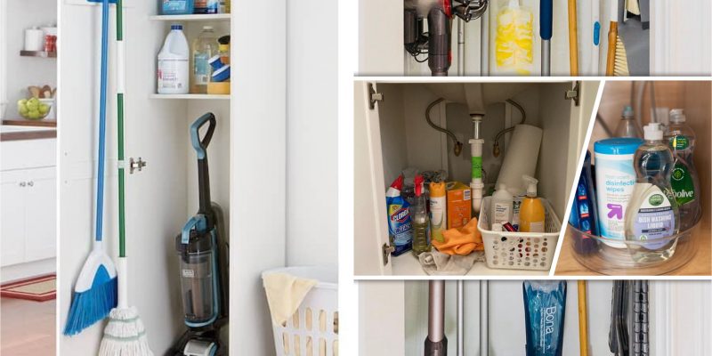 Smart ways to store your cleaning supplies22
