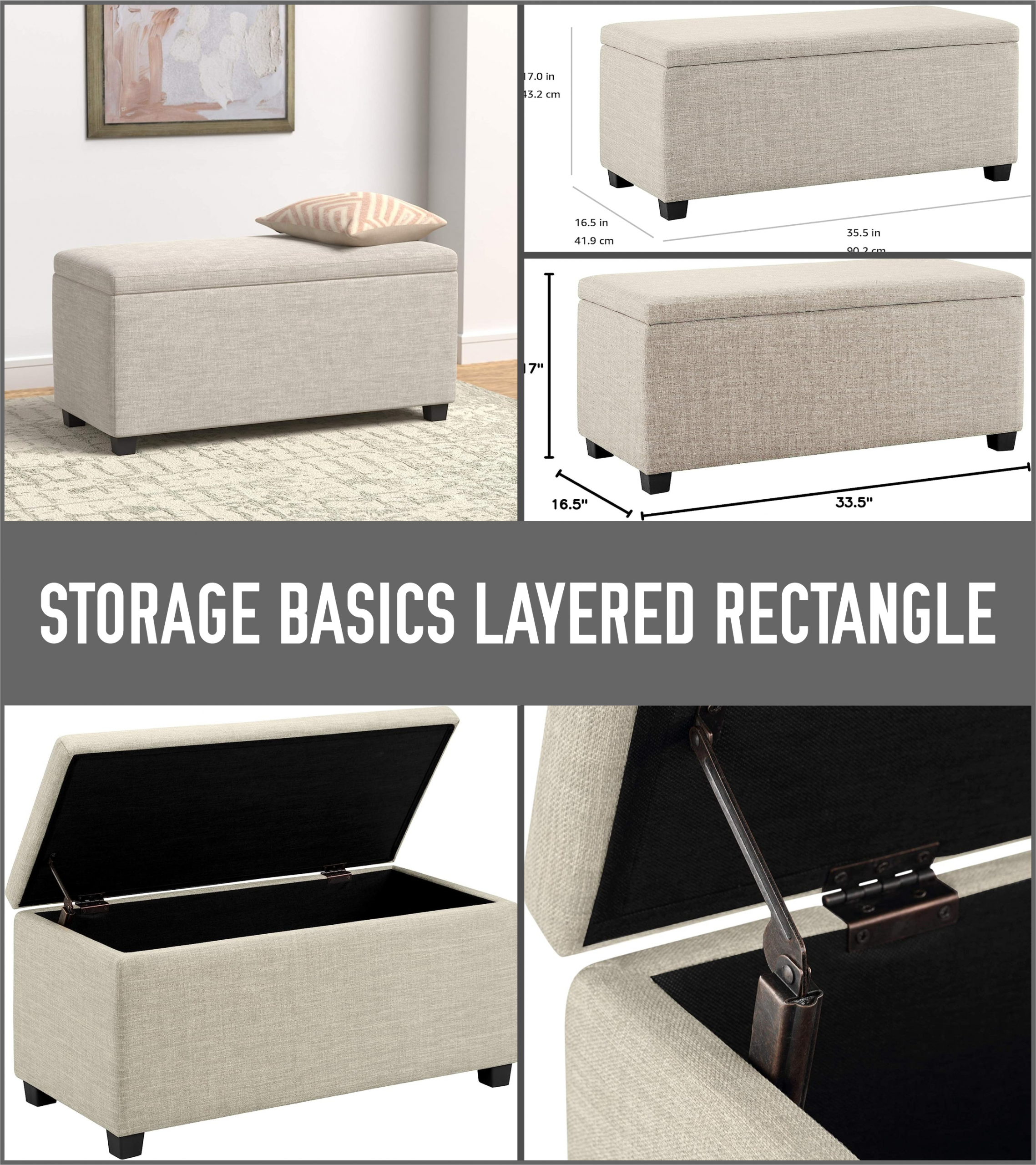 Storage basics layered rectangle