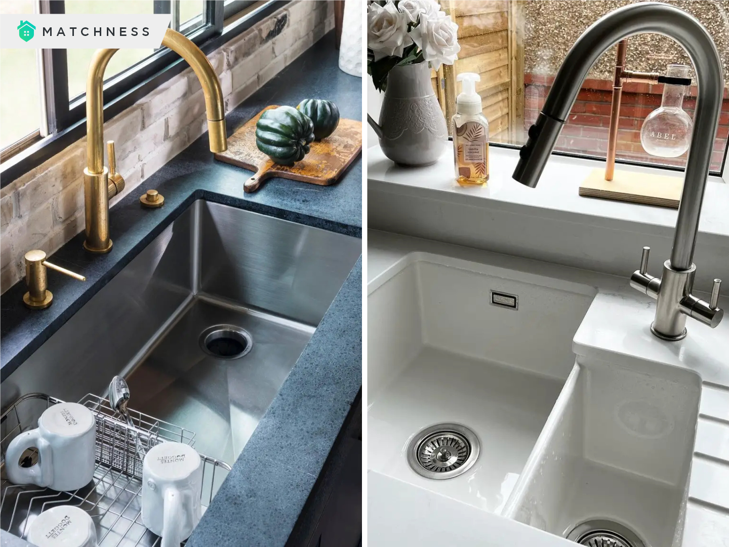 center drain vs offset drain kitchen sink