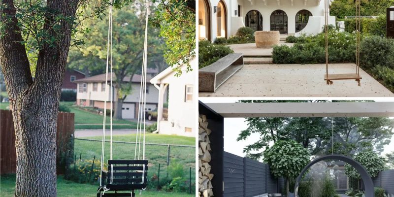 Front yard swing key considerations and inspiring examples